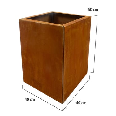 Multi-Edge FLORA High Plantenbak Corten staal 40x40x60cm
