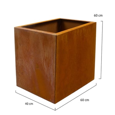 Multi-Edge FLORA High Plantenbak Corten staal 40x60x60cm