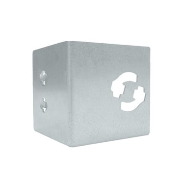 Multi-Edge METAL Hoekstuk Verzinkt 7,5x7,5x7,5cm (voor Multi-Edge Metal 17,5cm)