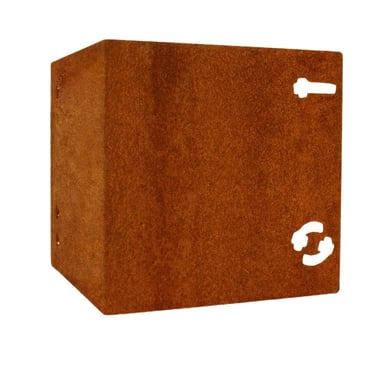 Multi-Edge METAL Hoekstuk Corten staal 17,5x17,5x17,5cm (voor Multi-Edge Metal 27,5)