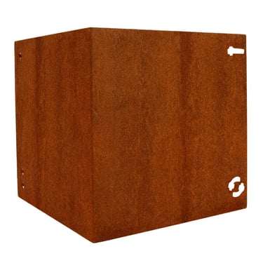 Multi-Edge METAL Hoekstuk Corten staal 37,5cm 27,5x27,5x27,5cm (voor Multi-Edge Metal 37,5cm)