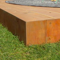 Multi-Edge Metal Hoekstuk Corten staal