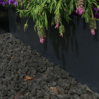 Multi-Edge METAL Afboording Zwart, 100x27,5cm aangelegd