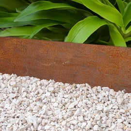 Multi-Edge METAL corten staal 150x27,5cm aangelegd