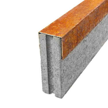 Multi-Edge PROFILE Corten staal u-profiel voor opsluitbanden 5cm breed