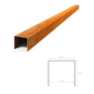 Multi-Edge PROFILE Corten staal u-profiel voor opsluitbanden 