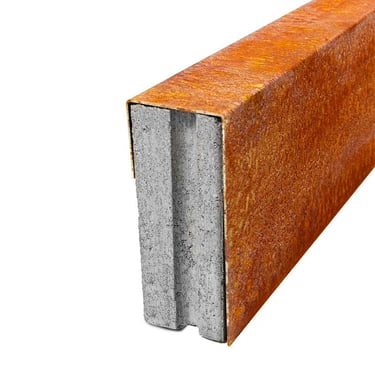 Multi-Edge PROFILE Corten staal u-profiel voor opsluitbanden 15 x 6 x 5 x 149 cm