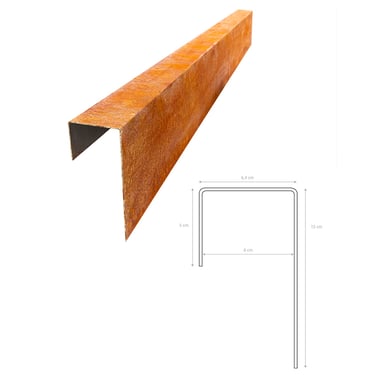 Multi-Edge PROFILE Corten staal u-profiel voor opsluitbanden 