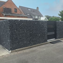 Schanskorf 200x100x20cm aangelegd