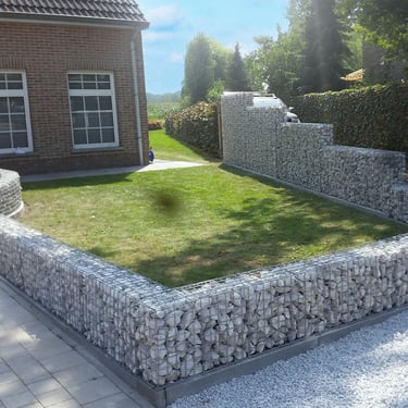 Schanskorf 50x200x20cm aangelegd