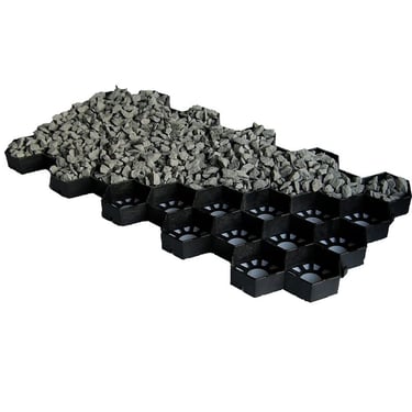 Easygravel splitplaat klein zwart
