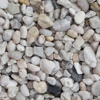Witte kwarts losgestort