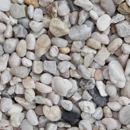 Witte kwarts 8 - 12mm
