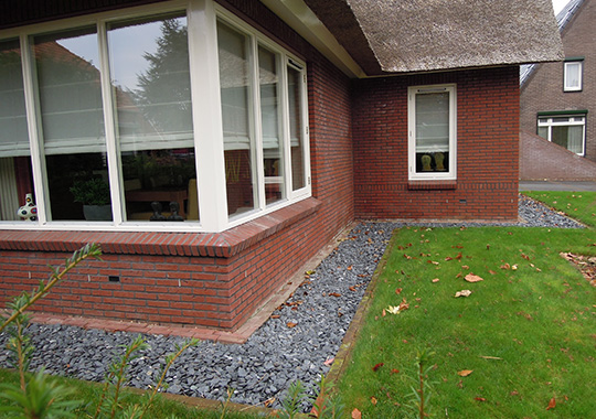 Grindstrook aanleggen