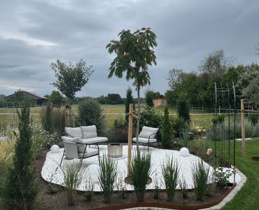 Jardín de lluvia